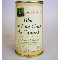 Bloc de foie gras de canard