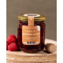 Confiture de framboise au miel