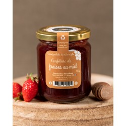 Confiture de fraises au miel