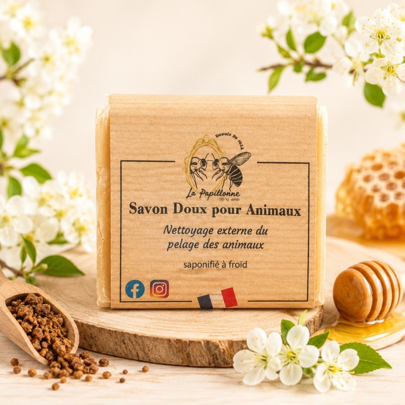 Savon Doux Naturel pour Animaux 100 gr