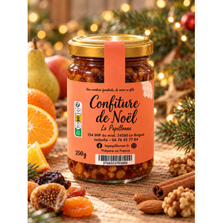 Confiture artisanale de Noël 240 g