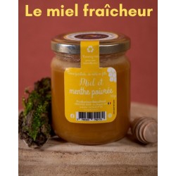 Miel et menthe poivrée