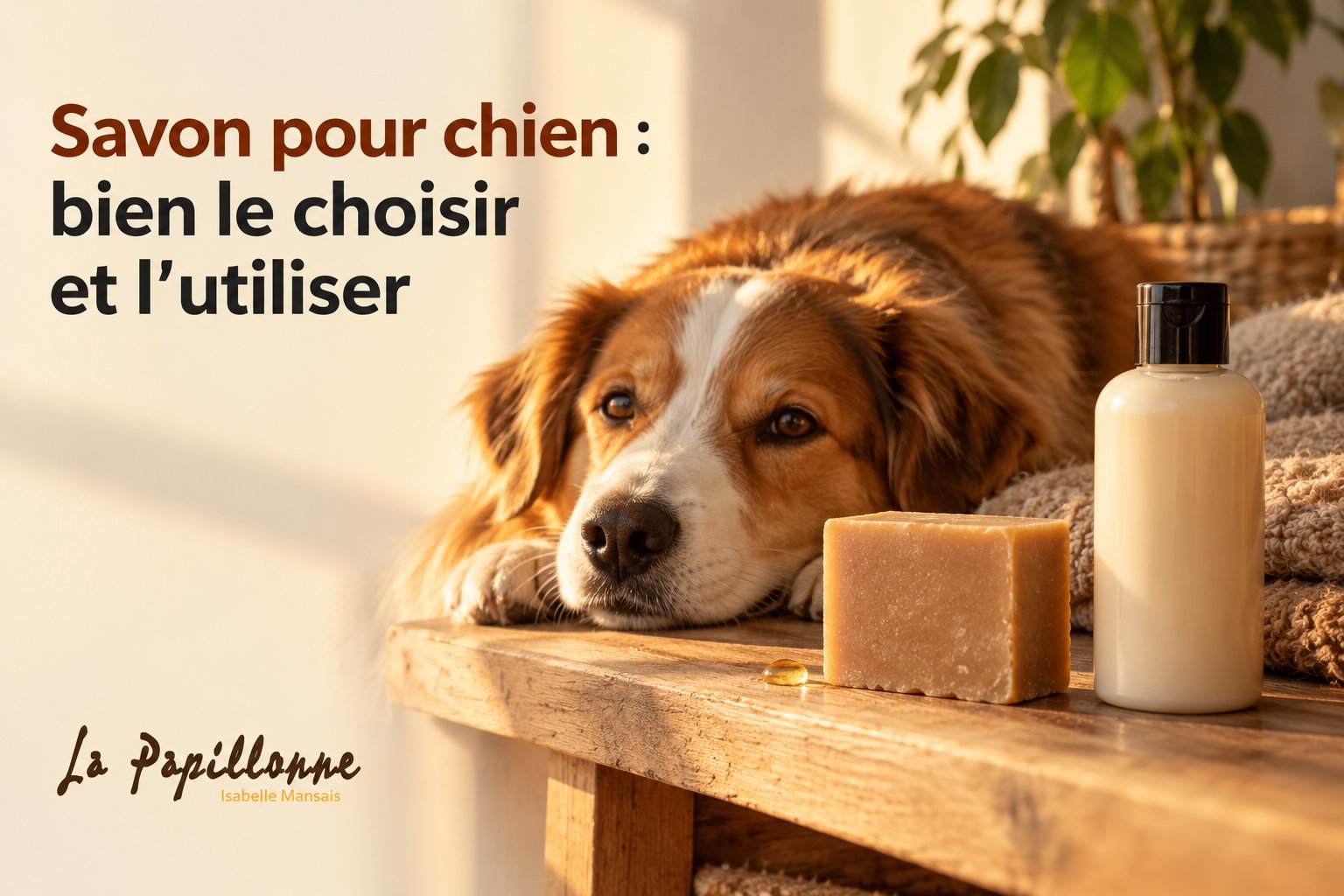 Savon pour chien : bien le choisir et l'utiliser